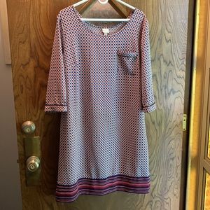 3/4 Sleeve Merona Shift Dress
